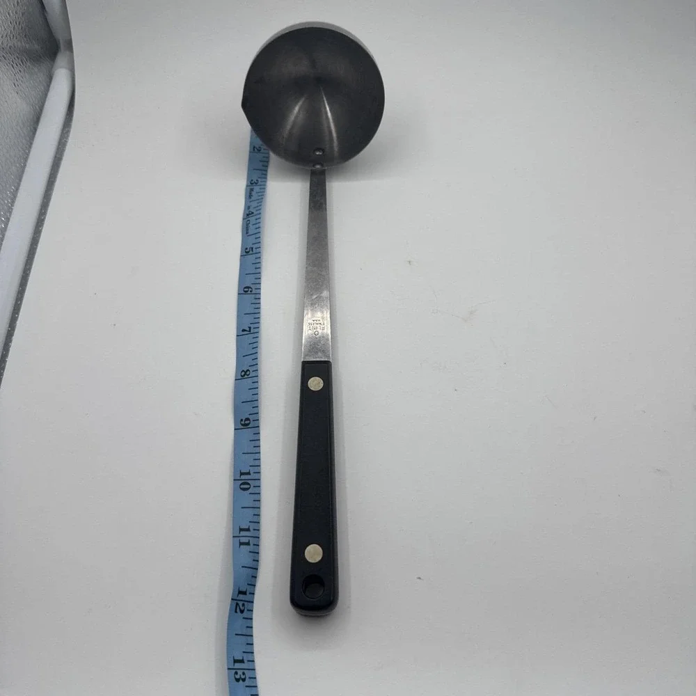 Rare EKCO Forged Retro Vintage Ladle Stainless Steel USA‎ cooking Utensil